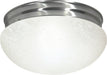 Myhouse Lighting Nuvo Lighting - SF76-677 - Two Light Flush Mount - Brushed Nickel