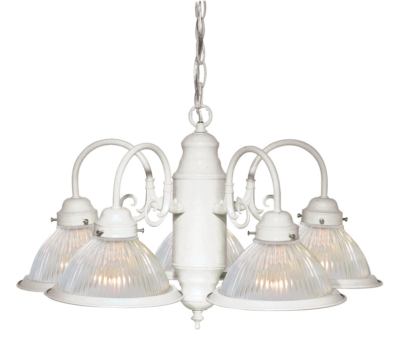 Myhouse Lighting Nuvo Lighting - SF76-693 - Five Light Chandelier - Textured White