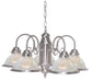 Myhouse Lighting Nuvo Lighting - SF76-695 - Five Light Chandelier - Brushed Nickel