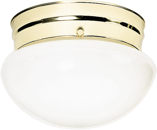 Myhouse Lighting Nuvo Lighting - SF77-061 - Two Light Flush Mount - Polished Brass