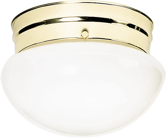 Myhouse Lighting Nuvo Lighting - SF77-061 - Two Light Flush Mount - Polished Brass