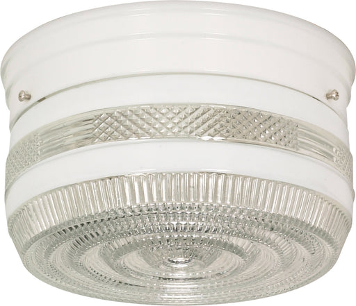 Myhouse Lighting Nuvo Lighting - SF77-098 - Two Light Flush Mount - White