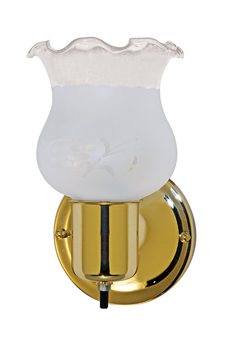 Myhouse Lighting Nuvo Lighting - SF77-120B - One Light Vanity - Polished Brass