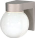 Myhouse Lighting Nuvo Lighting - SF77-139 - One Light Wall Lantern - Satin Aluminum