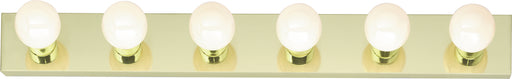 Myhouse Lighting Nuvo Lighting - SF77-190 - Six Light Vanity - Polished Brass