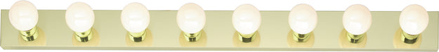 Myhouse Lighting Nuvo Lighting - SF77-191 - Eight Light Vanity - Polished Brass