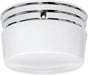 Myhouse Lighting Nuvo Lighting - SF77-343 - Two Light Flush Mount - Polished Chrome