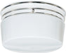 Myhouse Lighting Nuvo Lighting - SF77-344 - Two Light Flush Mount - Polished Chrome