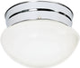 Myhouse Lighting Nuvo Lighting - SF77-345 - One Light Flush Mount - Polished Chrome
