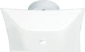 Myhouse Lighting Nuvo Lighting - SF77-824 - Two Light Flush Mount - White