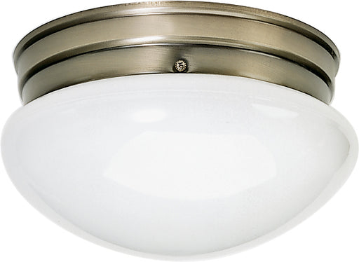 Myhouse Lighting Nuvo Lighting - SF77-924 - Two Light Flush Mount - Antique Brass