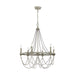 Myhouse Lighting Visual Comfort Studio - F3132/6FWO/DWW - Six Light Chandelier - Beverly - French Washed Oak / Distressed White Wood