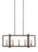 Myhouse Lighting Visual Comfort Studio - F3147/5NWB - Five Light Island Chandelier - Finnegan - New World Bronze