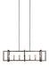 Myhouse Lighting Visual Comfort Studio - F3148/7NWB - Seven Light Island Chandelier - Finnegan - New World Bronze