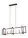 Myhouse Lighting Visual Comfort Studio - F3148/7NWB - Seven Light Island Chandelier - Finnegan - New World Bronze