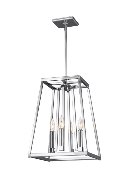 Myhouse Lighting Visual Comfort Studio - F3149/4CH - Four Light Lantern - Conant - Chrome