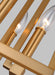 Myhouse Lighting Visual Comfort Studio - F3149/4GSB - Four Light Lantern - Conant - Gilded Satin Brass