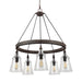 Myhouse Lighting Generation Lighting - F3169/5DWI - Five Light Chandelier - Loras - Dark Weathered Iron