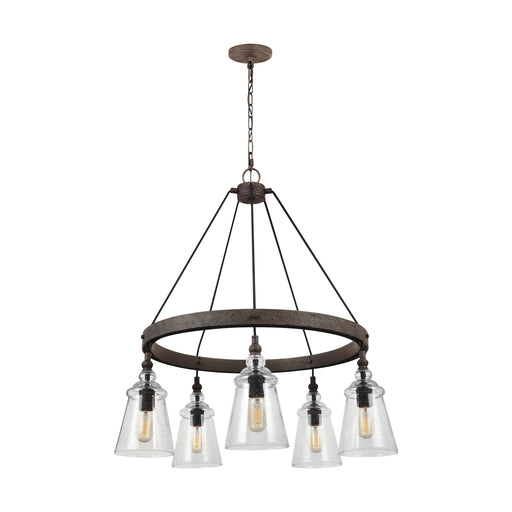 Myhouse Lighting Generation Lighting - F3169/5DWI - Five Light Chandelier - Loras - Dark Weathered Iron