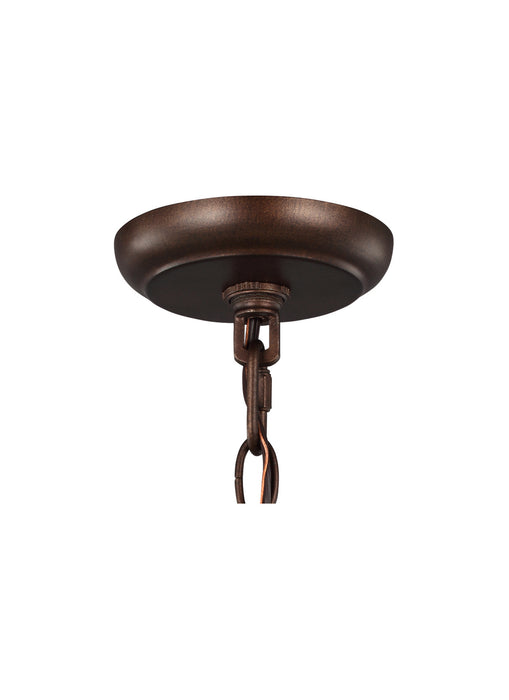 Myhouse Lighting Visual Comfort Studio - OL13109PTBZ - Three Light Outdoor Pendant - Oakmont - Patina Bronze