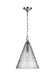 Myhouse Lighting Visual Comfort Studio - P1445CH - One Light Pendant - Elmore - Chrome