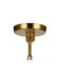 Myhouse Lighting Visual Comfort Studio - P1446BBS - One Light Pendant - Elmore - Burnished Brass