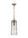 Myhouse Lighting Visual Comfort Studio - P1446BBS - One Light Pendant - Elmore - Burnished Brass