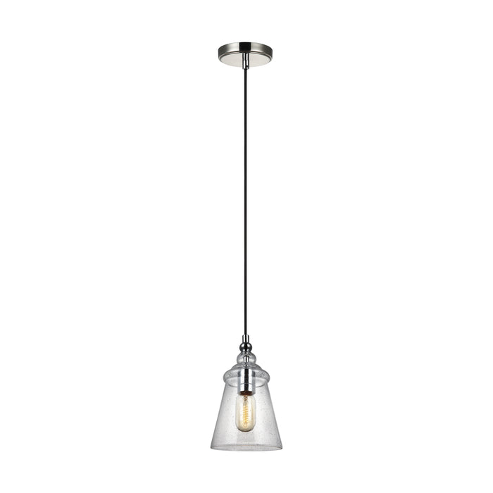 Myhouse Lighting Generation Lighting - P1449CH - One Light Pendant - Loras - Chrome