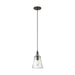 Myhouse Lighting Generation Lighting - P1449DWI - One Light Pendant - Loras - Dark Weathered Iron