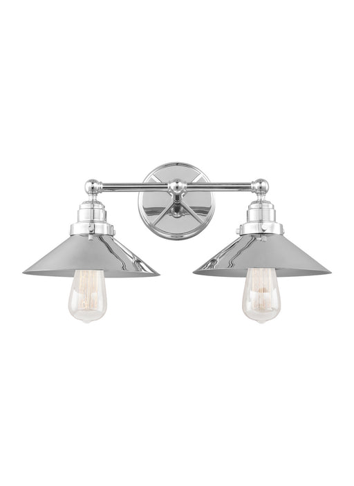 Myhouse Lighting Generation Lighting - VS23402CH - Two Light Vanity - Hooper - Chrome