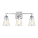 Myhouse Lighting Visual Comfort Studio - VS24703CH - Three Light Vanity - Monterro - Chrome