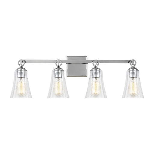 Myhouse Lighting Visual Comfort Studio - VS24704CH - Four Light Vanity - Monterro - Chrome