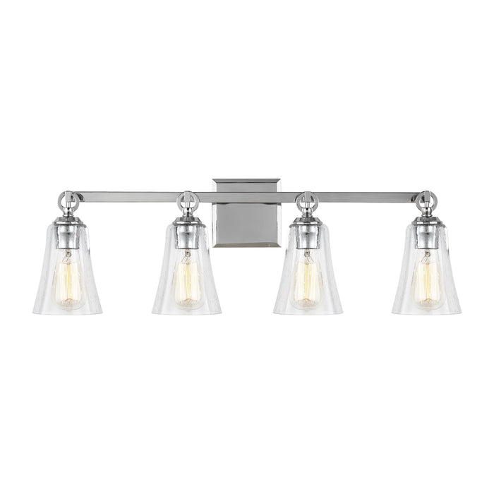 Myhouse Lighting Visual Comfort Studio - VS24704CH - Four Light Vanity - Monterro - Chrome