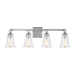 Myhouse Lighting Visual Comfort Studio - VS24704CH - Four Light Vanity - Monterro - Chrome