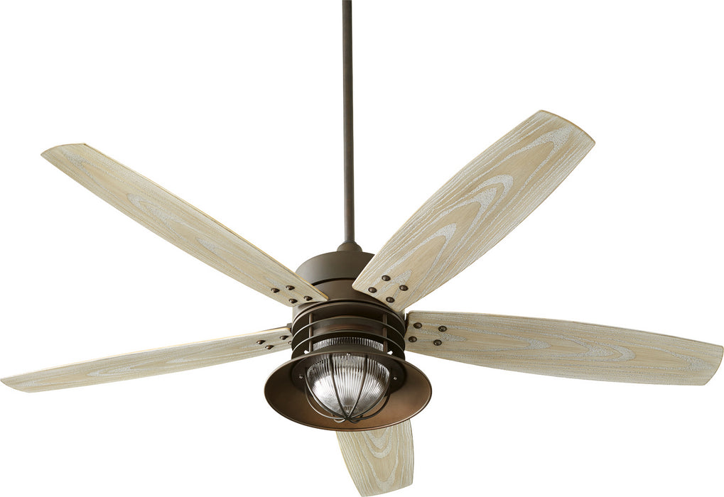 Myhouse Lighting Quorum - 14605-86 - 60"Patio Fan - Portico - Oiled Bronze