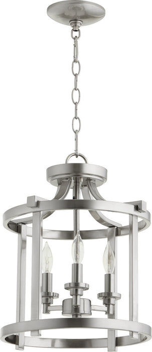 Myhouse Lighting Quorum - 2817-13-65 - Three Light Dual Mount - Lancaster - Satin Nickel