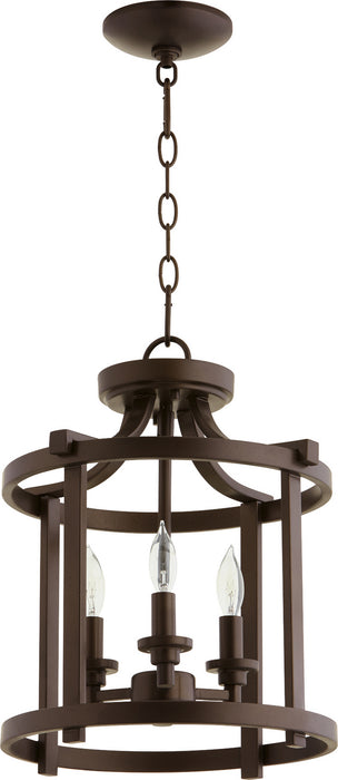 Myhouse Lighting Quorum - 2817-13-86 - Three Light Dual Mount - Lancaster - Oiled Bronze