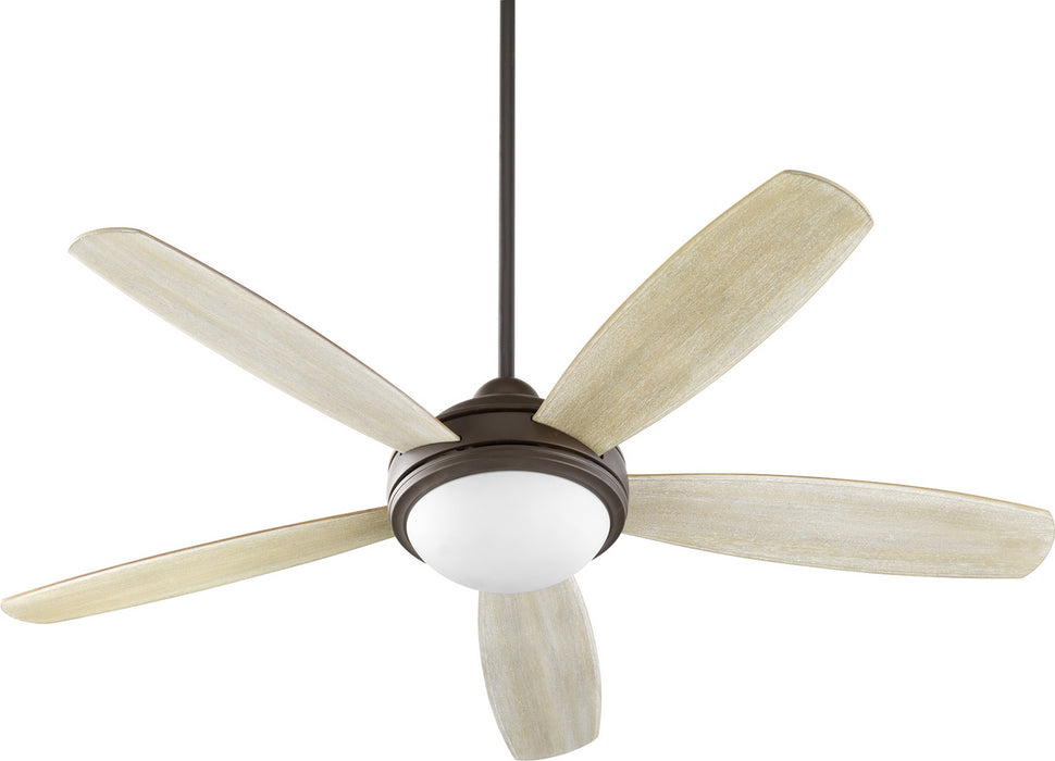 Myhouse Lighting Quorum - 36525-9186 - 52"Ceiling Fan - Colton - Oiled Bronze w/ Satin Opal