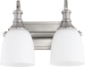 Myhouse Lighting Quorum - 5011-2-65 - Two Light Vanity - Richmond - Satin Nickel