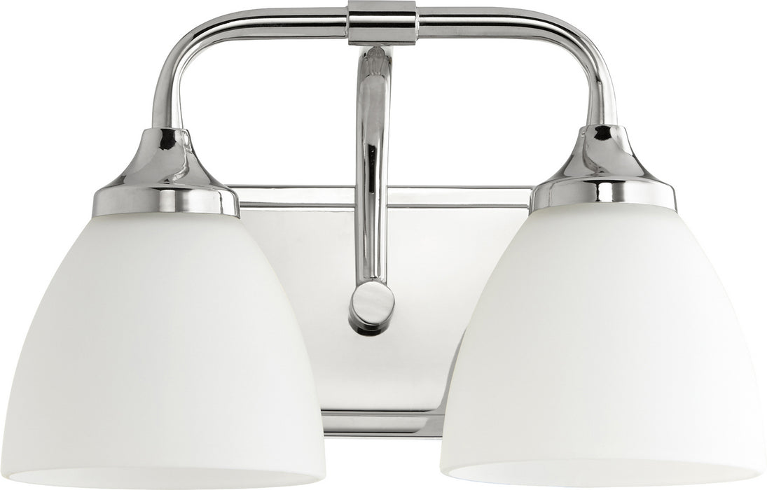 Myhouse Lighting Quorum - 5059-2-62 - Two Light Vanity - Enclave - Polished Nickel