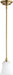 Myhouse Lighting Quorum - 3122-80 - One Light Pendant - Rossington - Aged Brass