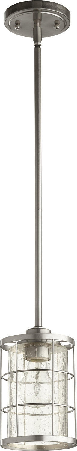 Myhouse Lighting Quorum - 3364-65 - One Light Pendant - Ellis - Satin Nickel