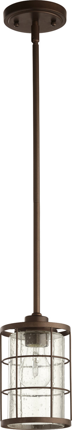 Myhouse Lighting Quorum - 3364-86 - One Light Pendant - Ellis - Oiled Bronze