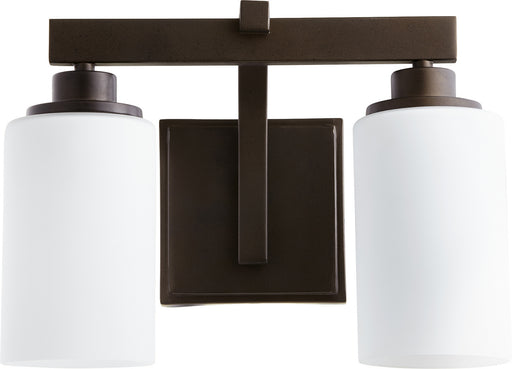 Myhouse Lighting Quorum - 5207-2-86 - Two Light Vanity - Lancaster - Oiled Bronze