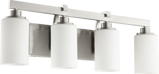 Myhouse Lighting Quorum - 5207-4-65 - Four Light Vanity - Lancaster - Satin Nickel