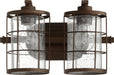 Myhouse Lighting Quorum - 5364-2-86 - Two Light Vanity - Ellis - Oiled Bronze