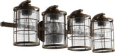Myhouse Lighting Quorum - 5364-4-86 - Four Light Vanity - Ellis - Oiled Bronze