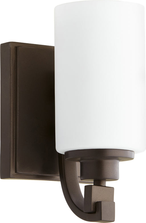 Myhouse Lighting Quorum - 5407-1-86 - One Light Wall Mount - Lancaster - Oiled Bronze