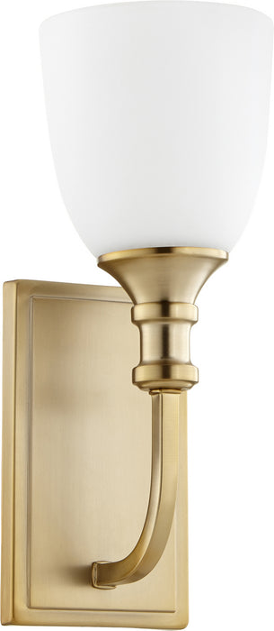 Myhouse Lighting Quorum - 5411-1-80 - One Light Wall Mount - Richmond - Aged Brass