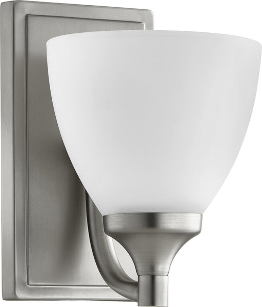 Myhouse Lighting Quorum - 5459-1-65 - One Light Wall Mount - Enclave - Satin Nickel